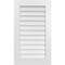 Ekena Millwork Vertical Surface Mount PVC Gable Vent: Non-Functional, w/ 3-1/2"W x 1"P Standard Frame, 22"W x 38"H GVPVE22X3801SN - alternate 1